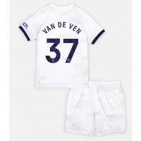 Dětský fotbalový dres Tottenham Hotspur Micky van de Ven #37 2023-24 Domácí Krátký Rukáv (+ trenýrky)